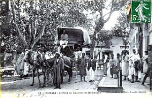 84- Aumale- Arrivee du courrier de Bou-Saada